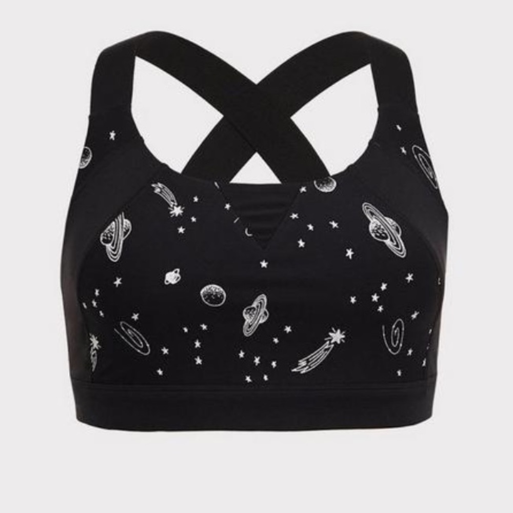 Torrid Low-Impact Wireless Cross Back Active Sports Bra